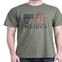 Merica Flag Vintage - памучна тениска