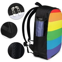 Алабама Pride Striped Backpack Лек лаптоп раница на ден за пътуване в училище жени мъже момичета