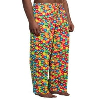 &М, възрастни мъже, Рейнбоу лого Лаундж Пижами сън панталони, размери с-ШЛ