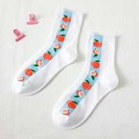 Дамски за запазване на топъл чорап ягодов печат леки памучни чорапи e