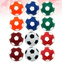 Класически мини футболни играчки маса футболни футболи заместващи топки настолни пластмасови футболни футболни аксесоари за топка (зелено wh
