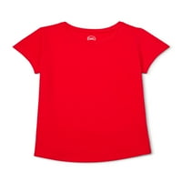 Чудо Нация Момичета Къс Ръкав Труден Тениска, Размери 4 - & Плюс
