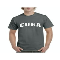 Мъжка тениска къс ръкав-Куба
