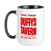 Cafepress - голяма халба на Duffy's Tavern - унция керамична голяма халба