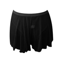 Лизинг -товарни панталони жени модни wumen с висока талия разрошени шорти панталони мини плисирани фитнес къси панталони пола суиптове жени черни
