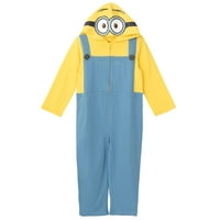 Despicable Me Minions Big Boys Zip Up Costume Coverall Toddler to Big Kid