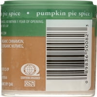 Mini Pumpkin Pie Spice Organic ,. Оз, само опаковка