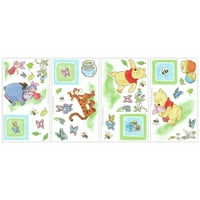 Winnie the Pooh Peel and Stick Stand Decals Детци за детска стая Забавни стикери RMK1630SCS