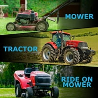 -U 12V 200CCA батерия за Hustler Excel Ride Lawn Tractor Mower