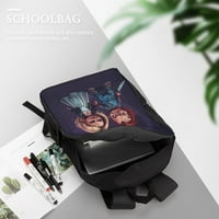 Училище за кино на ужасите рамо чанта за рамо ежедневна дневна книга за книги с леки лаптопи раници
