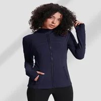 Термично спортно писти яке Slim Fit Full Zip Running Sports Jacket Outdoor Sports Jacket Women's ActiveWear