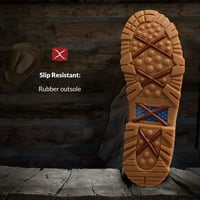 Twisted Men's 6 Alloy Toe CellStretch Work Boot - Stell Toe Work Boots, направени с Duratwx® Hybrid Performance кожени кожи EVA MIDSOLE Влага