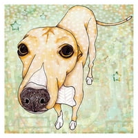 Marmont Hill Greyhound Painting Print на опаковано платно