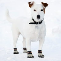 Противоплъзгащи кучешки чорапи с еластична оребрена горна част Вътрешна външна защита на лапите
