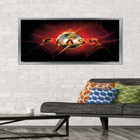 Филм на комикси The Flash - Logo Wall Poster, 22.375 34 рамки