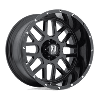 Алуминиев джант XD граната 20x10in Сатен черен завършек, XD 055724Nus