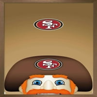SAN FRANCISCO 49ers - S. Preston Mascot Sourdough Sam Wall Poster, 14.725 22.375