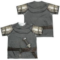 Knight - младежки риза с къс ръкав - X -Large