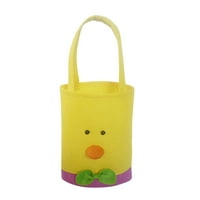 Сладък великденски заек пилешки плат зайче кошница бонбони яйца кофи за съхранение на чанта за кошница за деца