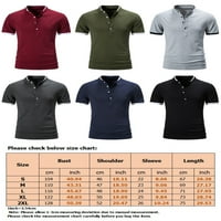Bomotoo мъже ежедневни поло риза твърд цвят обикновен блуза голф атлетичен чай с къс ръкав