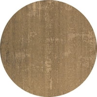Ahgly Company Indoor Round Oriental Brown Industrial Area Cured, 4 'кръг
