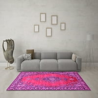 Ahgly Company вътрешен правоъгълник медальон розови традиционни килими, 8 '12'