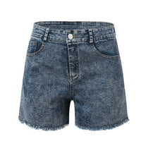 SDJMA тренировъчни къси панталони за жени нови жени летни къси дънки деним женски джобове измиват дънкови къси панталони