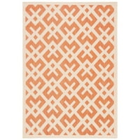 Двор Alvin Geometric Indoor Outover Area Rug, 4 '5'7