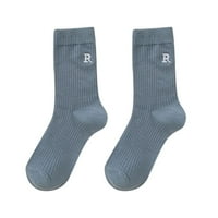 Qazqa Женски буква бродерия чорапи Сладки печат къси чорапи глезени чорапи за удобни подаръци за жени