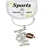 Hy-Ko Kh Sports Mom Football Key Ring of 5