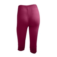 Gathrrgyp панталони плюс размер за женски клирънс, модни дамски гамаши фитнес, пускащи солидни спортни панталони за йога каприс