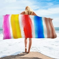 кърпа за плаж микрофибър Супер Лека цветна кърпа за баня пясъчна плажна одеяло многофункционална кърпа за пътуване плувен басейн