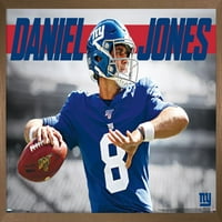 Нюйоркските Giants - Daniel Jones Wall Poster, 22.375 34