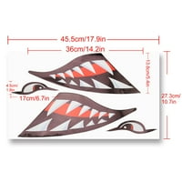 Lierteer Fish Stehins Stickers за каяци - водоустойчив, издръжлив и лесен за нанасяне
