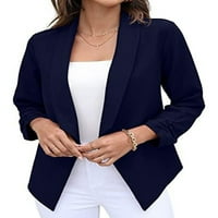Zodanni Women Cardigan Jacket Open Front Blazer Fashion Blazers Classic Fit Business Jacket