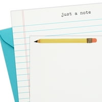 Отличителен белег плоски бележки карти в Кадилак, управляеми хартия и молив дизайни, КТ