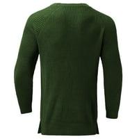 Мъжки пуловер Есен ръкав о врата жилетка пуловер блуза Мъжки дълъг пуловер Мъжки пуловери пуловери