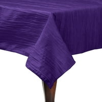 Ultimate Textile Crinkle Taffeta - Правоъгълна покривка на Delano - за парти, сватба, домашно хранене, употреба на хотел и кетъринг, лилаво