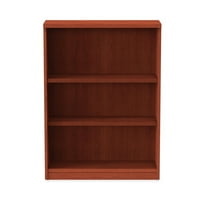 Alera Aleva634432mc 31. инча. 39. инча Valencia Series 3 -Shelf Book Case - Medium Cherry