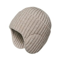 fvwitlyh термична шапка за мъже мъже и жени на открито топла шапка през зимата граница с уплътнена плетеница вълнена шапка студено доказателство мъже шапка шапка