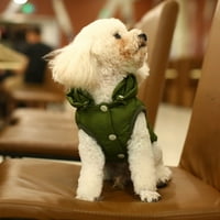 Shulemin Pet Winter Clothing Waterproof поддържайте топло сгъстяващо куче двукрако жилетка за есен