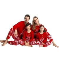 Семейни коледен PJS съвпадащи комплекти деца Xmas, съвпадащи пижами за детски празник коледни кодове за спално облекло, 2- години