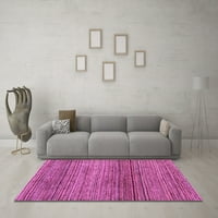 Ahgly Company Indoor Rectangle Oriental Purple Modern Area Rugs, 7 '10'