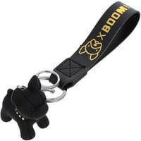 Eastjing Очарователен бик куче Ключов креативна чанта Висулка Малка кукла за подарък Ключ пръстен за партия благосклонност