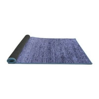 Ahgly Company Indoor Square Oriental Blue Modern Area Rugs, 4 'квадрат