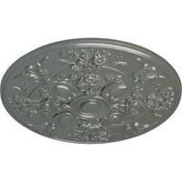 1 4 од 1 4 П Баил таван медальон, ръчно рисувано Сребро