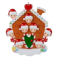 Коледна Украса Оцеляло Семейство Висящи Орнаменти Декорации