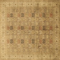 Ahgly Company Indoor Square Персийски кафяви традиционни килими, 7 'квадрат