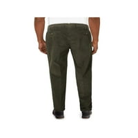Opificio Mens Grey Flat Front, Classic Fit Chino Pants 42W 36L