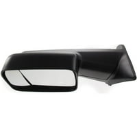 Kool Vue Towing Mirror, съвместимо с 2011- Ram Dodge лява шофьорска страна W сляпо петно ​​ъгъл стъкло текстурирано черно
